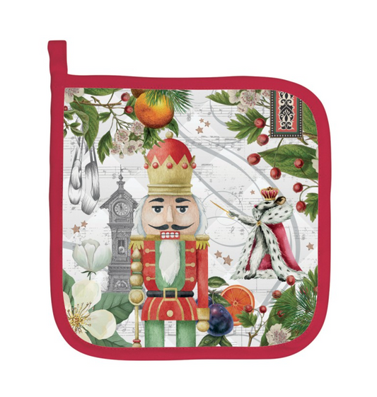 Cotton Pot Holder - Nutcracker Suite