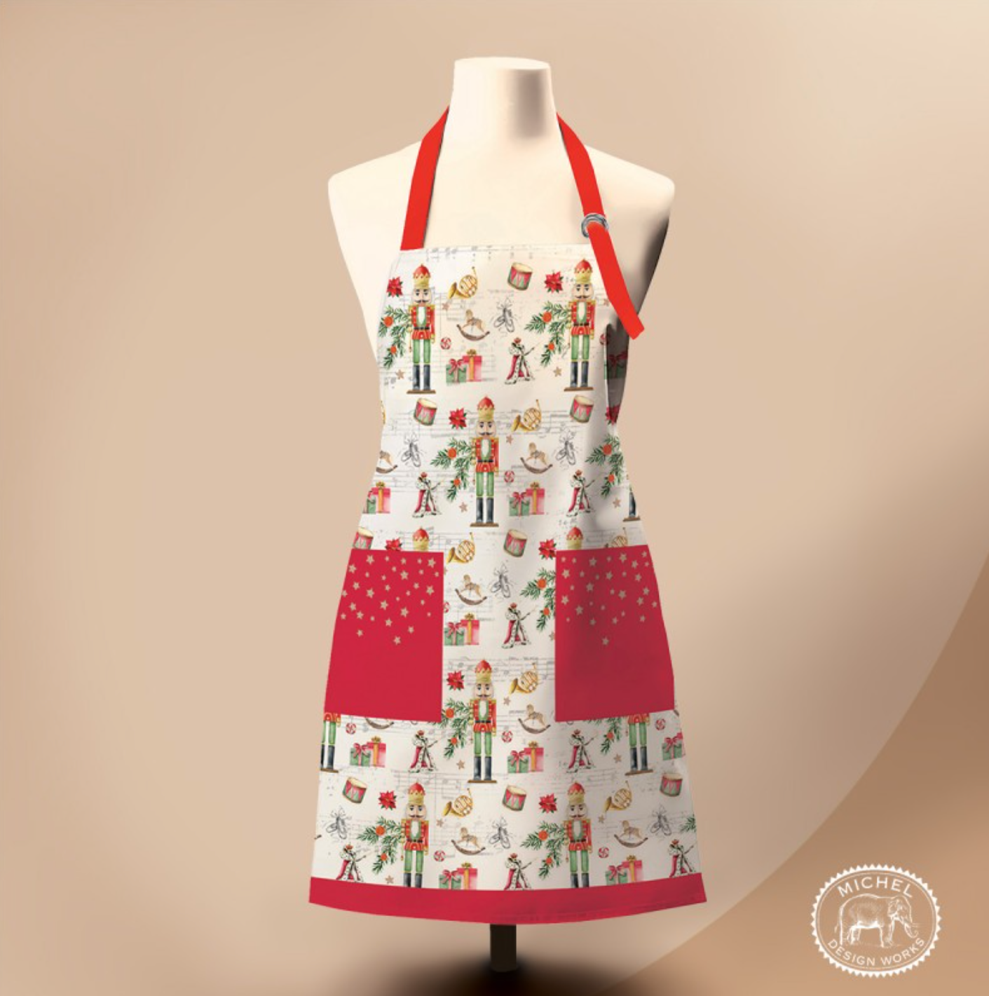 100% Cotton Adjustable Apron - Nutcracker Suite