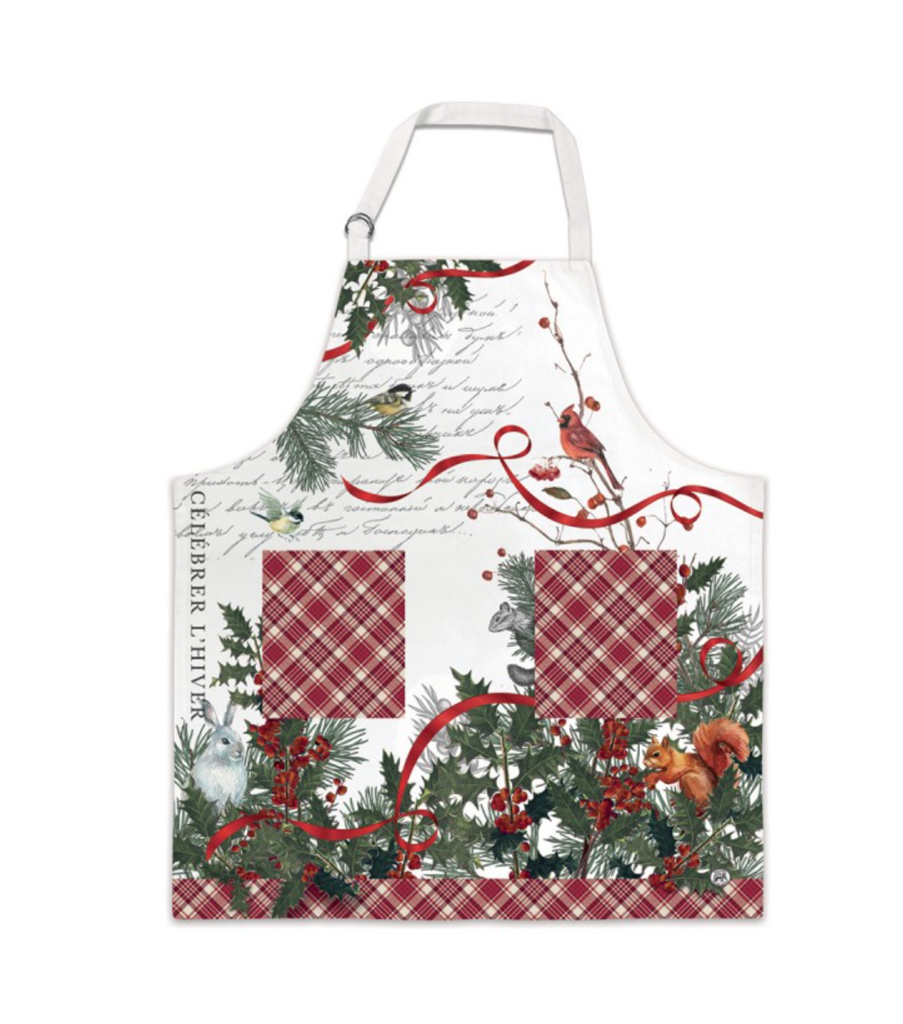 100% Cotton Adjustable Apron - Winter Woodland